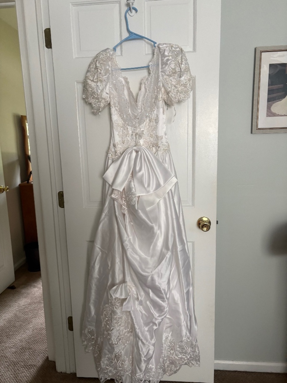 1988 vintage white wedding dress